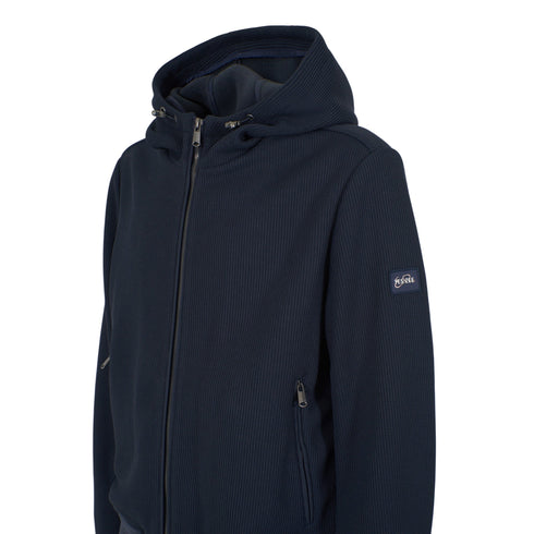 Yes Zee Giacca leggera Giubbino Uomo tricotina con cappuccio S A25-YESZEEJ844Q500-0713-S - Francavilla Moda